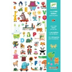 Djeco 1000 Stickers Pour Les Petits -Enfants Jouets Magasin 1000 stickers pour les petits 2