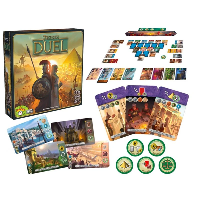 ASMODEE 7 Wonders Duel - Jeu De Cartes Pour 2 Joueurs 3 ASMODEE 7 Wonders Duel - Jeu De Cartes Pour 2 Joueurs – Image 3