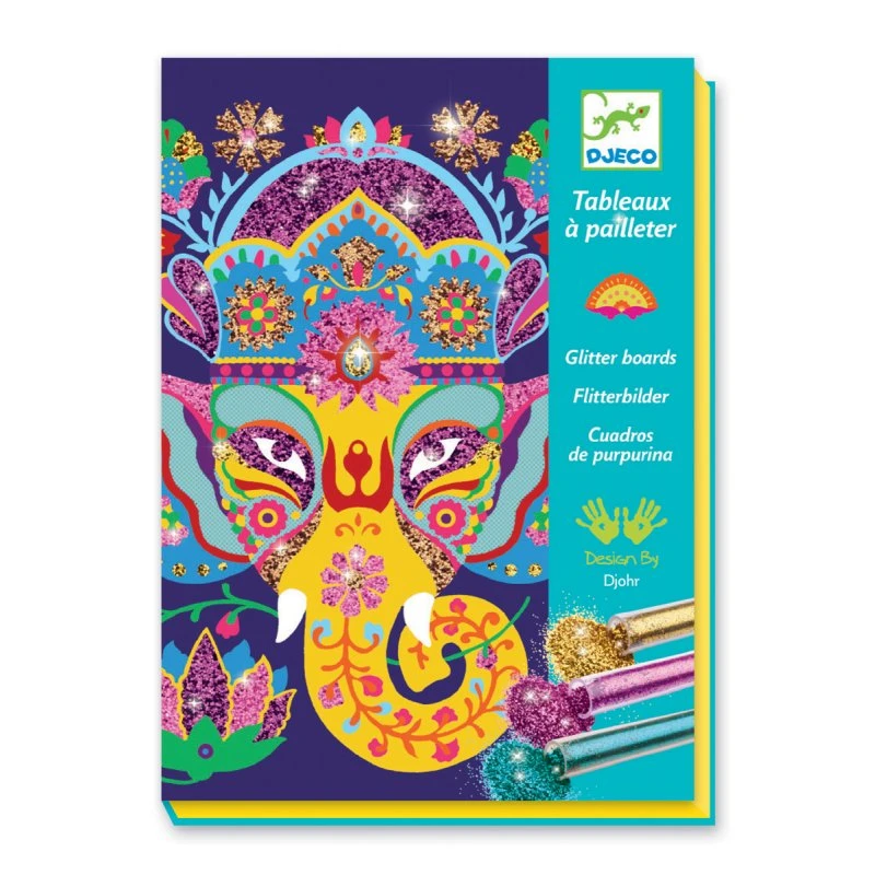 Djeco Animaux à Paillettes - Tableaux à Pailleter 1 Djeco Animaux à Paillettes - Tableaux à Pailleter