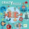 Djeco Aqua'zules - Crazy Puzzle 18 Pièces Interchangeables