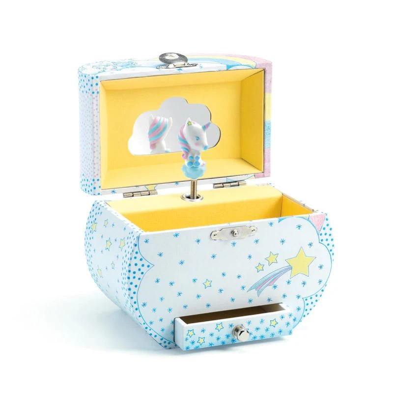 Djeco Boîte à Bijoux Musicale Rêves De Licornes 2 Djeco Boîte à Bijoux Musicale Rêves De Licornes – Image 2