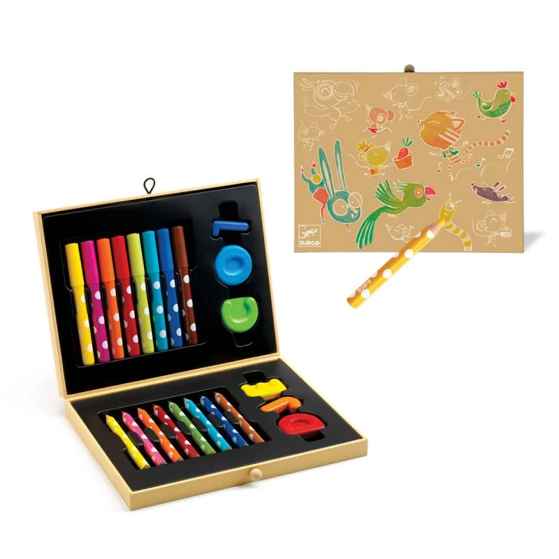 Djeco Boîte De Couleurs Pour Les Petits 2 Djeco Boîte De Couleurs Pour Les Petits – Image 2
