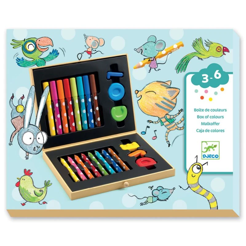 Djeco Boîte De Couleurs Pour Les Petits 1 Djeco Boîte De Couleurs Pour Les Petits