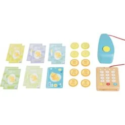 Caisse Enregistreuse En Bois Vilac -Enfants Jouets Magasin caisse enregistreuse en bois vilac 3