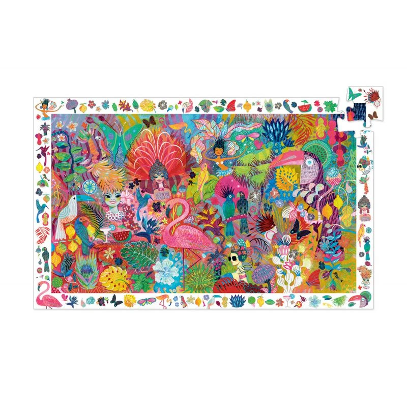 Carnaval De Rio Puzzle 200 Pièces - Djeco 1 Carnaval De Rio Puzzle 200 Pièces - Djeco
