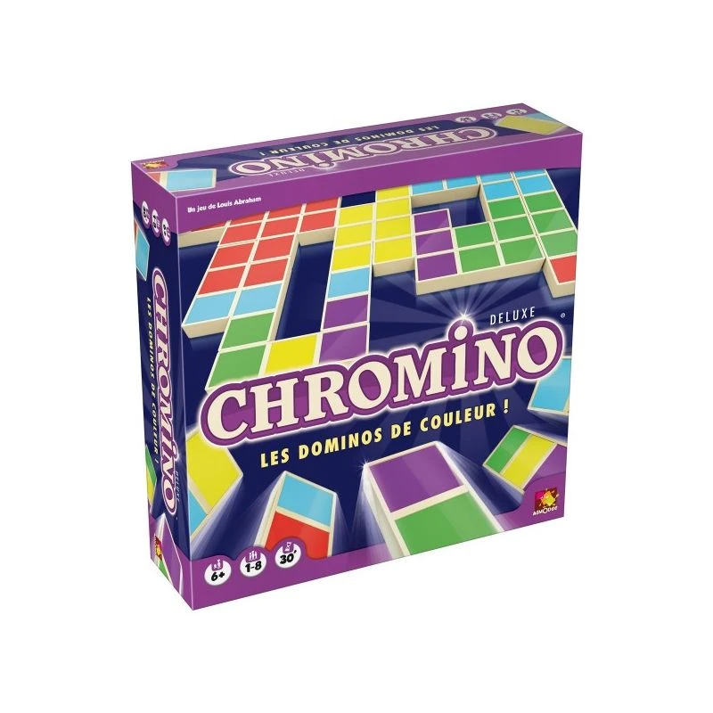ASMODEE Chromino : Deluxe - Les Dominos En Couleur 1 ASMODEE Chromino : Deluxe - Les Dominos En Couleur