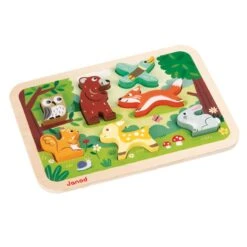 Janod Chunky Puzzle Forêt -Enfants Jouets Magasin chunky puzzle foret 2