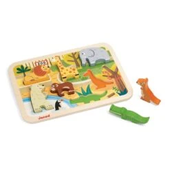 Janod Chunky Puzzle Zoo -Enfants Jouets Magasin chunky puzzle zoo 2