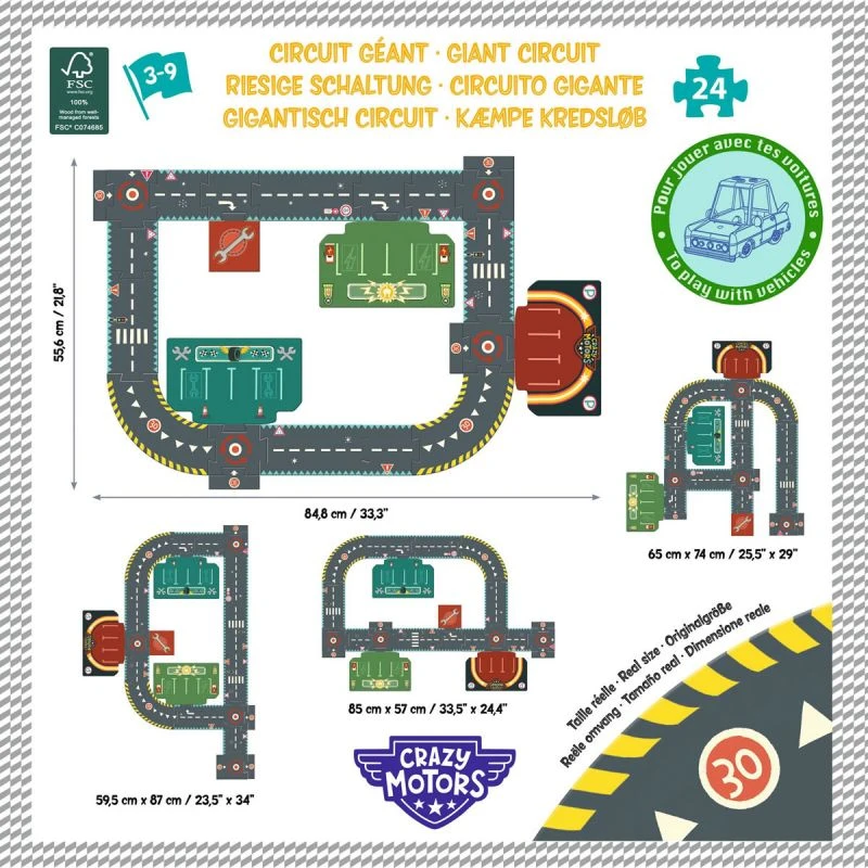 Djeco City Circuit Crazy Motors 3 Djeco City Circuit Crazy Motors – Image 3