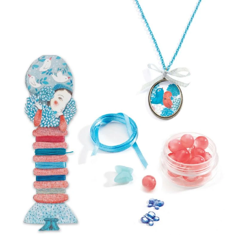 Djeco Coffret De Perles : Perles Et Oiseaux 2 Djeco Coffret De Perles : Perles Et Oiseaux – Image 2