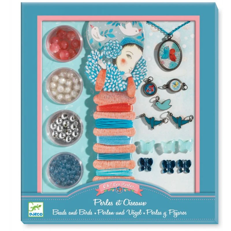Djeco Coffret De Perles : Perles Et Oiseaux 1 Djeco Coffret De Perles : Perles Et Oiseaux