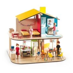 Color House - Maison De Poupées Djeco 6 Color House - Maison De Poupées Djeco -Enfants Jouets Magasin color house maison de poupees djeco 2