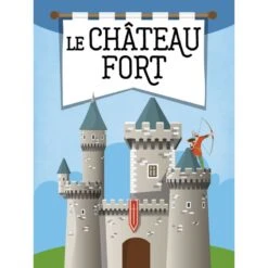 Construis Le Château Fort 3D - Livre Et Maquette -Enfants Jouets Magasin construis le chateau fort 3d 2