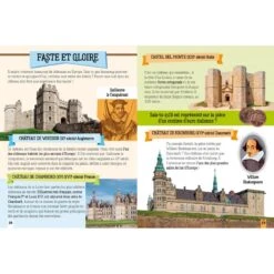 Construis Le Château Fort 3D - Livre Et Maquette -Enfants Jouets Magasin construis le chateau fort 3d 3