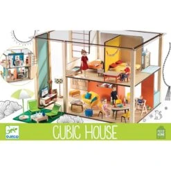 Cubic House - Maison De Poupées Djeco 22 Cubic House - Maison De Poupées Djeco -Enfants Jouets Magasin cubic house maison de poupees djeco 10
