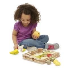 Dînette Fruits En Bois à Couper -Enfants Jouets Magasin dinette fruits en bois a couper 2