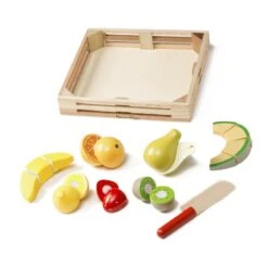 Dînette Fruits En Bois à Couper -Enfants Jouets Magasin dinette fruits en bois a couper 3