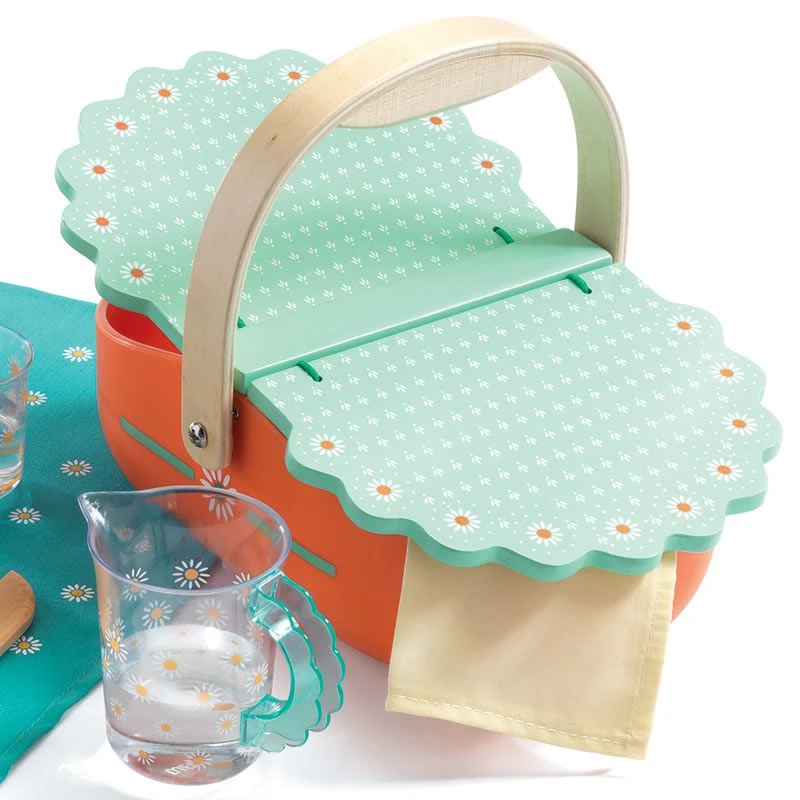 Djeco Dînette Panier Pique Nique 2 Djeco Dînette Panier Pique Nique – Image 2