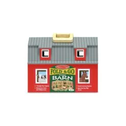 Étable En Bois Pliante Et Portative -Enfants Jouets Magasin etable en bois pliante et portative 2