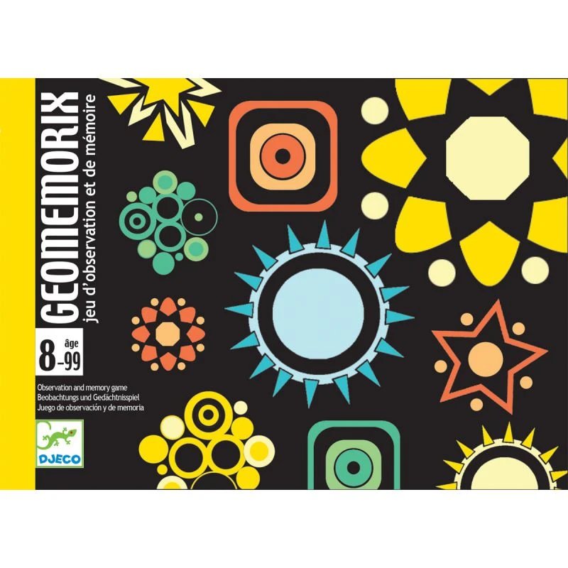 Djeco Geomemorix - Jeu De Mémoire Et D'observation 1 Djeco Geomemorix - Jeu De Mémoire Et D'observation