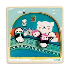 Djeco Igloo - Puzzle 3 Niveaux Pour Enfant De 2 Ans 5 Djeco Igloo - Puzzle 3 Niveaux Pour Enfant De 2 Ans -Enfants Jouets Magasin igloo puzzle 3 niveaux 2
