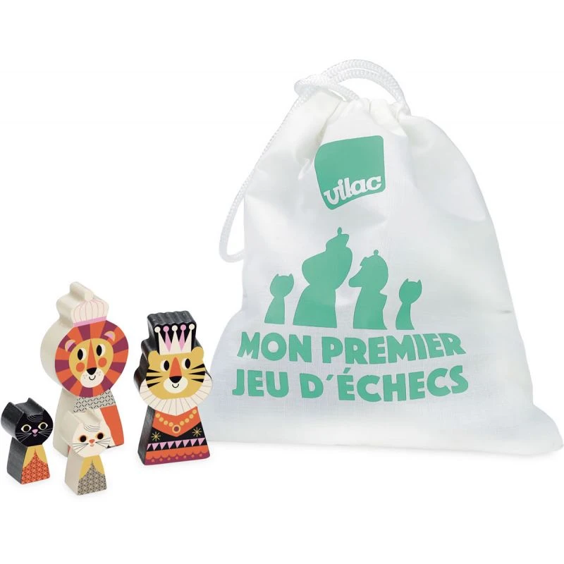 Vilac Jeu D'échecs Enfant Ingela Arrhenius 2 Vilac Jeu D'échecs Enfant Ingela Arrhenius – Image 2