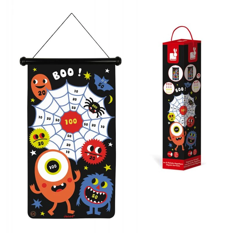 Janod Jeu De Fléchettes Magnétiques - Monstres 1 Janod Jeu De Fléchettes Magnétiques - Monstres
