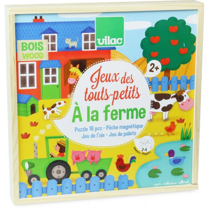 Vilac Jeux Des Tous Petits à La Ferme 2 Vilac Jeux Des Tous Petits à La Ferme – Image 2