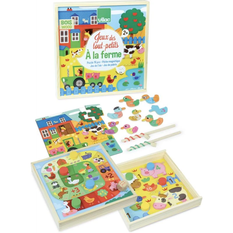 Vilac Jeux Des Tous Petits à La Ferme 1 Vilac Jeux Des Tous Petits à La Ferme