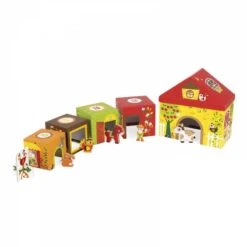 Janod Jouet à Empiler Multikub Ferme -Enfants Jouets Magasin jouet a empiler multikub ferme 2