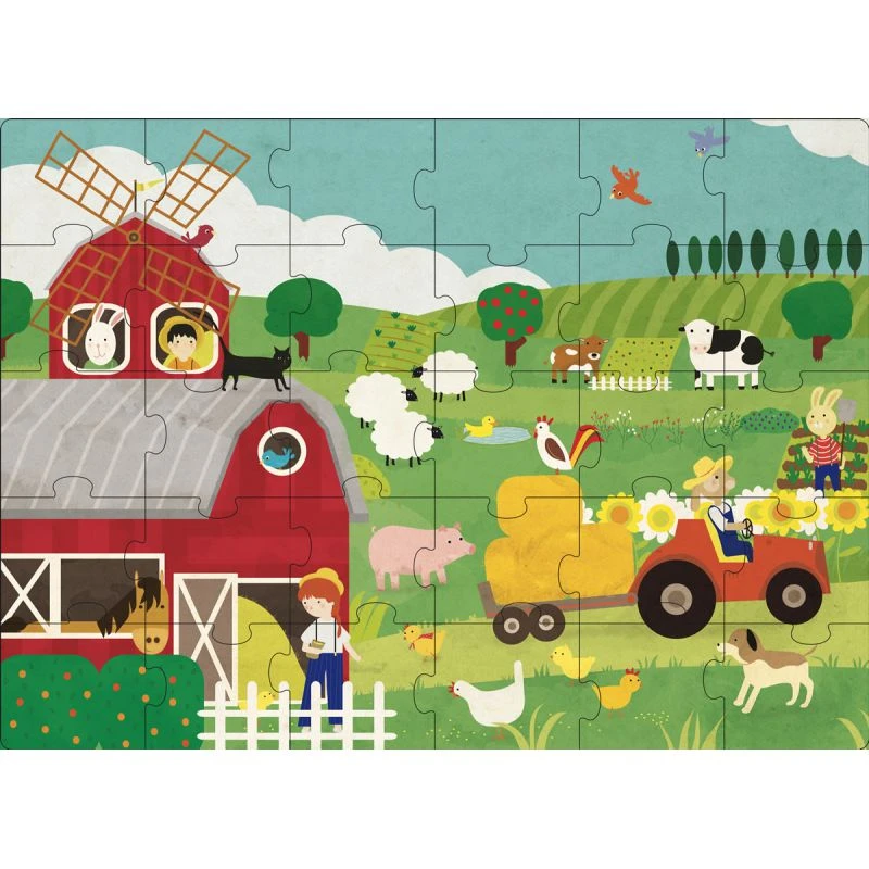 La Ferme - Puzzle 30 Pièces + Livre 2 La Ferme - Puzzle 30 Pièces + Livre – Image 2