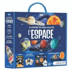 Le Coffret Méga Atlas De L'Espace - Atlas + Puzzle
