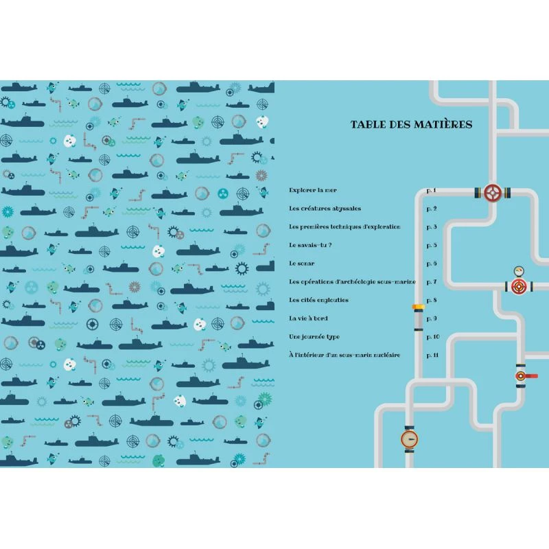 Le Sous-marin 3D - Livre + Maquette 4 Le Sous-marin 3D - Livre + Maquette – Image 4