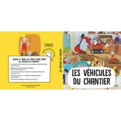 Les Véhicules Du Chantier - Puzzle 30 Pièces + Livre 5 Les Véhicules Du Chantier - Puzzle 30 Pièces + Livre -Enfants Jouets Magasin les vehicules du chantier puzzle 30 pieces livre 2