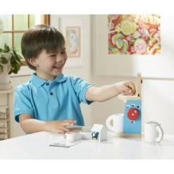 Machine Expresso Et Service à Café Dînette En Bois 5 Machine Expresso Et Service à Café Dînette En Bois -Enfants Jouets Magasin machine expresso et service a cafe en bois 2