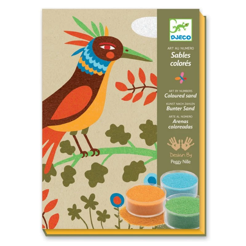 Djeco Oiseaux De Paradis - Sables Colorés 1 Djeco Oiseaux De Paradis - Sables Colorés
