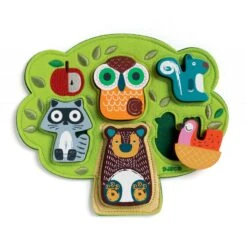 Oski - Puzzle Djeco Bois Et Feutrine