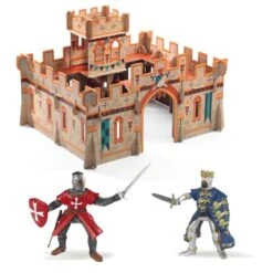 Pack Château Médiéval Djeco + Figurines Papo
