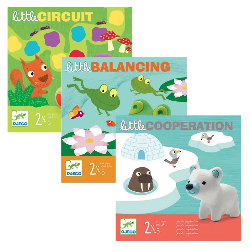 Pack Jeux De La Collection Little - Djeco 1 Pack Jeux De La Collection Little - Djeco