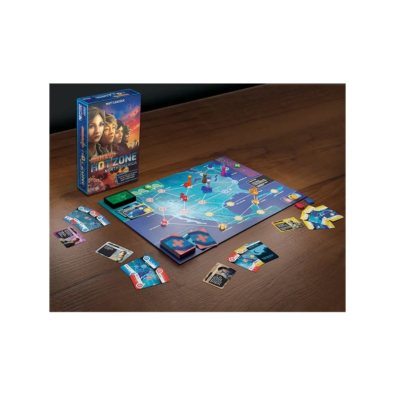 ASMODEE Pandemic Zone Rouge : Amérique Du Nord 4 ASMODEE Pandemic Zone Rouge : Amérique Du Nord – Image 4