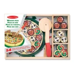 Pizza - Dînette En Bois 5 Pizza - Dînette En Bois -Enfants Jouets Magasin pizza dinette en bois 2