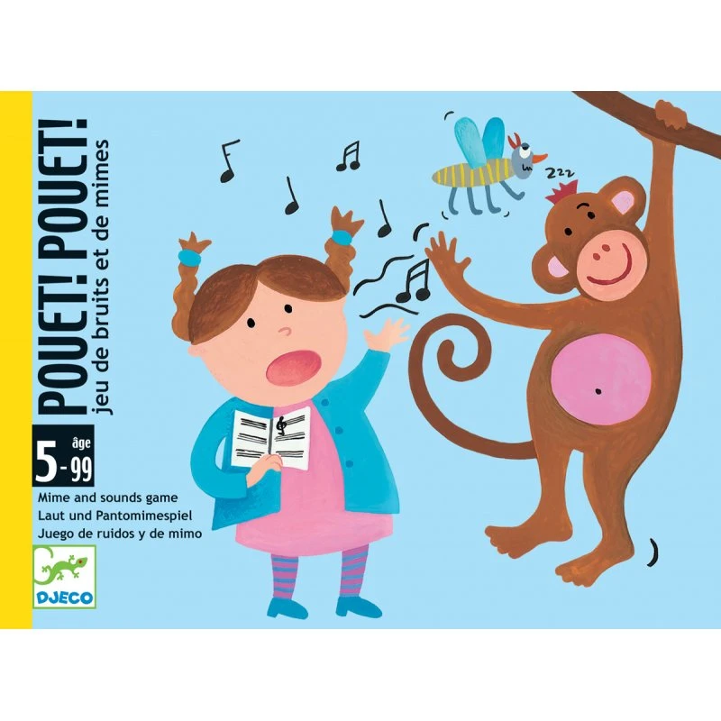 Djeco Pouet Pouet - Jeu De Bruits Et De Mimes 1 Djeco Pouet Pouet - Jeu De Bruits Et De Mimes