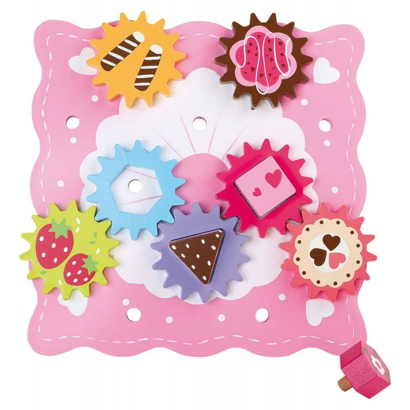 Small Foot Puzzle à Engrenages Gourmandises 1 Small Foot Puzzle à Engrenages Gourmandises