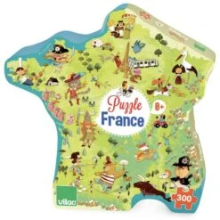 Vilac Puzzle Carte Des Merveilles De France 300 Pièces