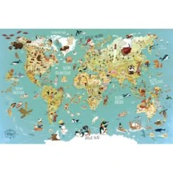Vilac Puzzle Carte Du Monde Fantastique 500 Pièces -Enfants Jouets Magasin puzzle carte du monde fantastique 500 pieces 2