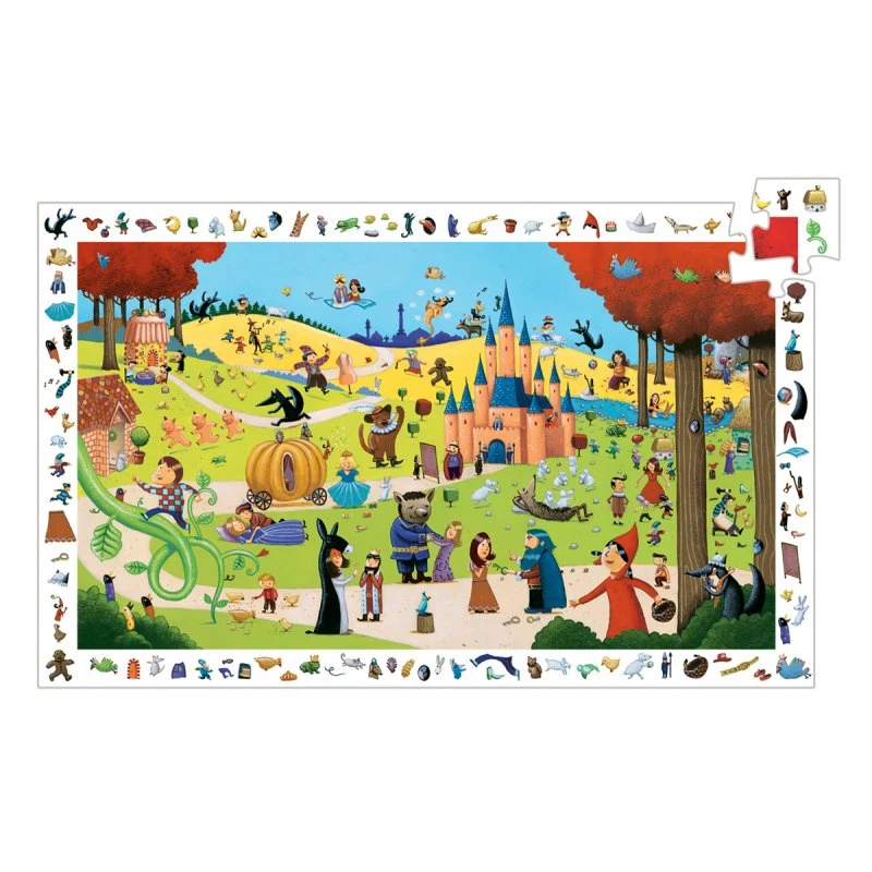 Puzzle Contes 54 Pièces - Djeco 4 Ans 2 Puzzle Contes 54 Pièces - Djeco 4 Ans – Image 2