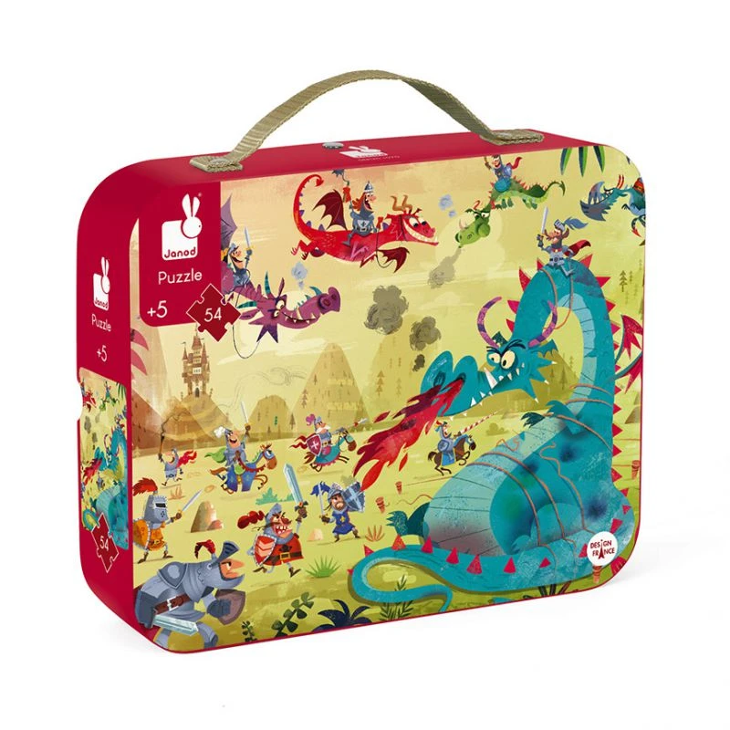 Janod Puzzle Dragons 5 Ans 54 Pièces 1 Janod Puzzle Dragons 5 Ans 54 Pièces