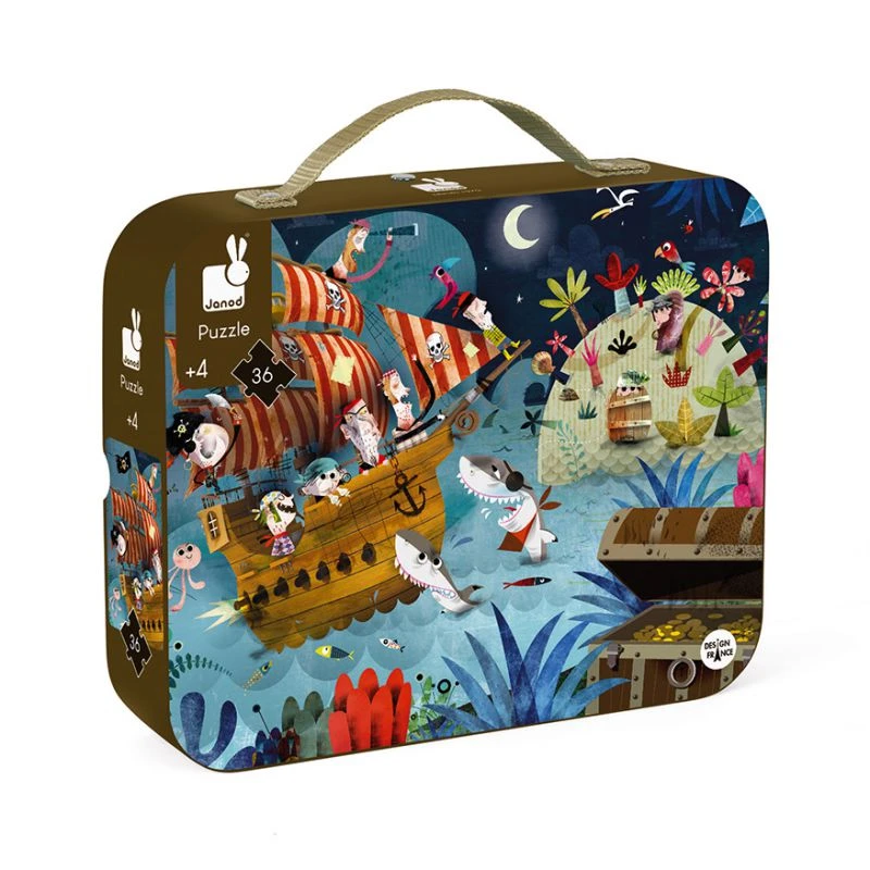Janod Puzzle 4 Ans La Chasse Aux Trésors 36 Pièces 1 Janod Puzzle 4 Ans La Chasse Aux Trésors 36 Pièces