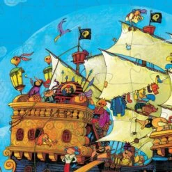 Puzzle Djeco 5 Ans Le Bateau De Barberousse 54 Pièces -Enfants Jouets Magasin puzzle le bateau de barberousse 54 pieces 3