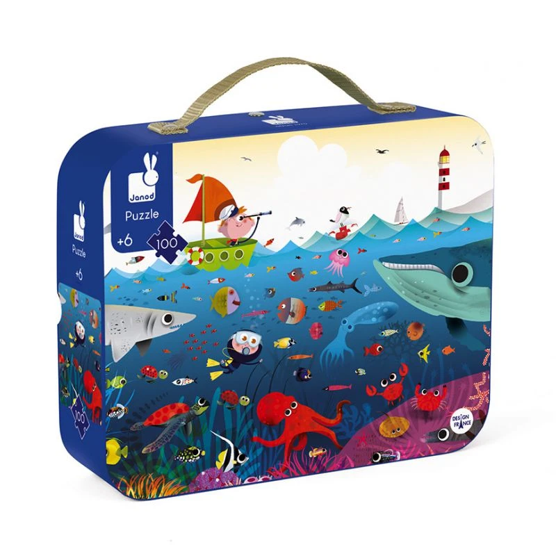 Janod Puzzle Le Monde Sous-marin 100 Pièces 1 Janod Puzzle Le Monde Sous-marin 100 Pièces